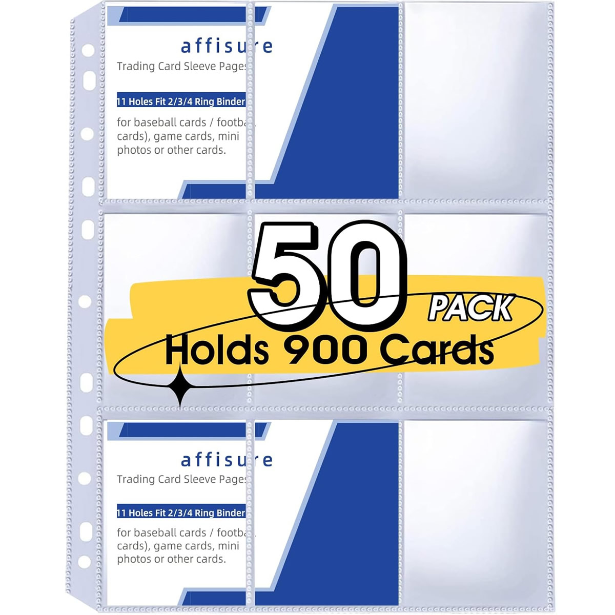50 Pack 9 Pocket Card Sleeves  - Card Index Box incelemesi ve fiyatı