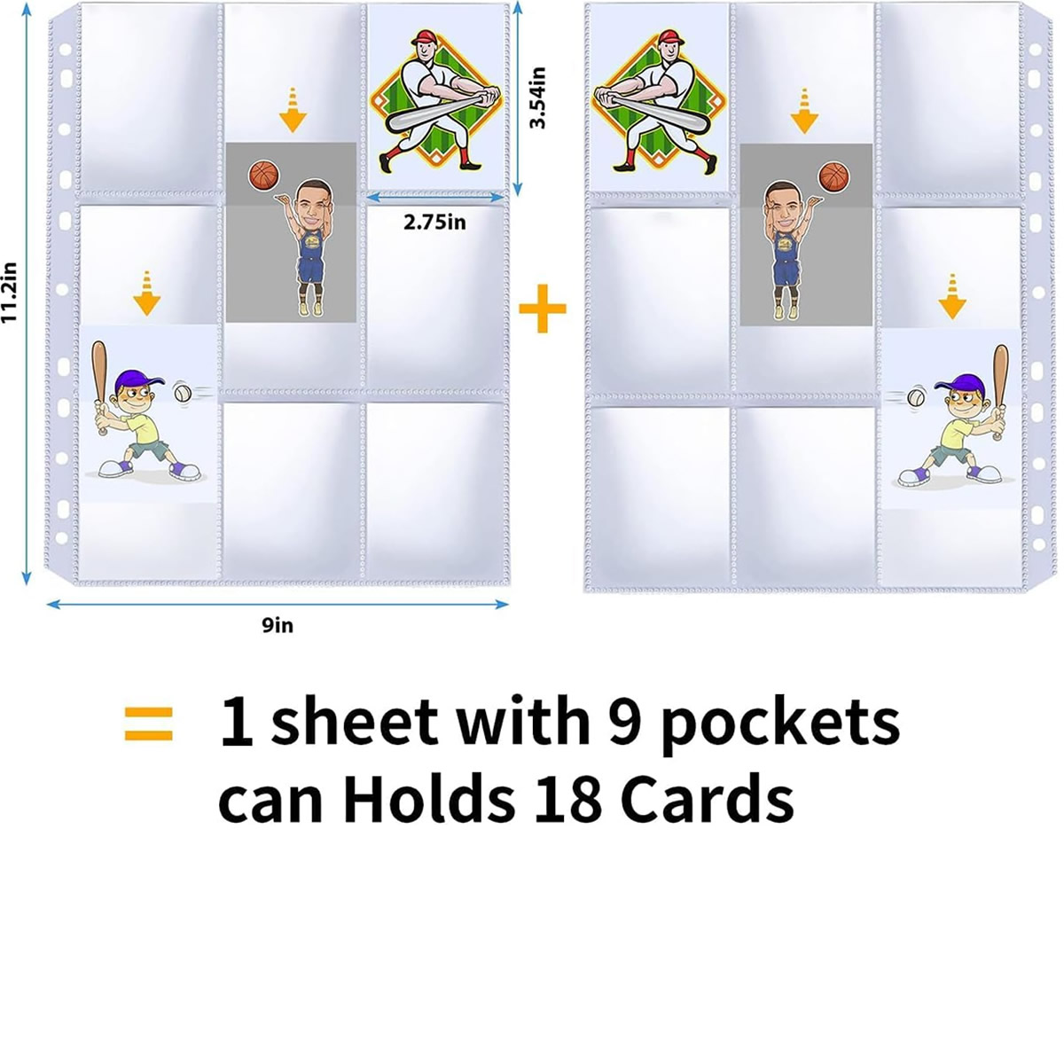 50 Pack 9 Pocket Card Sleeves  - Card Index Box incelemesi ve fiyatı