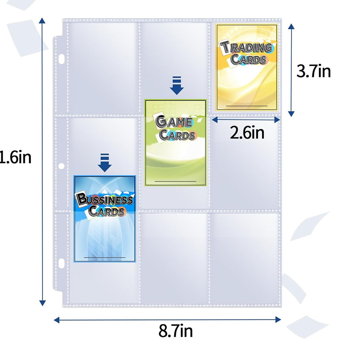 50 Pack 9 Pocket Card Sleeves  - Card Index Box incelemesi ve fiyatı