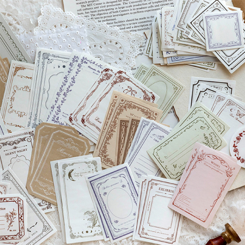 100Pcs/Pack Vintage Notes Mate - Ink Blotter Paper incelemesi ve fiyatı
