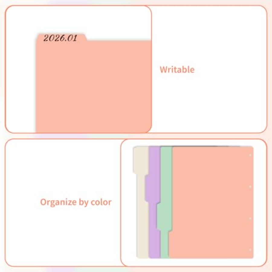 4-Pack Binder Dividers with Ta - Tab Divider A4 incelemesi ve fiyatı