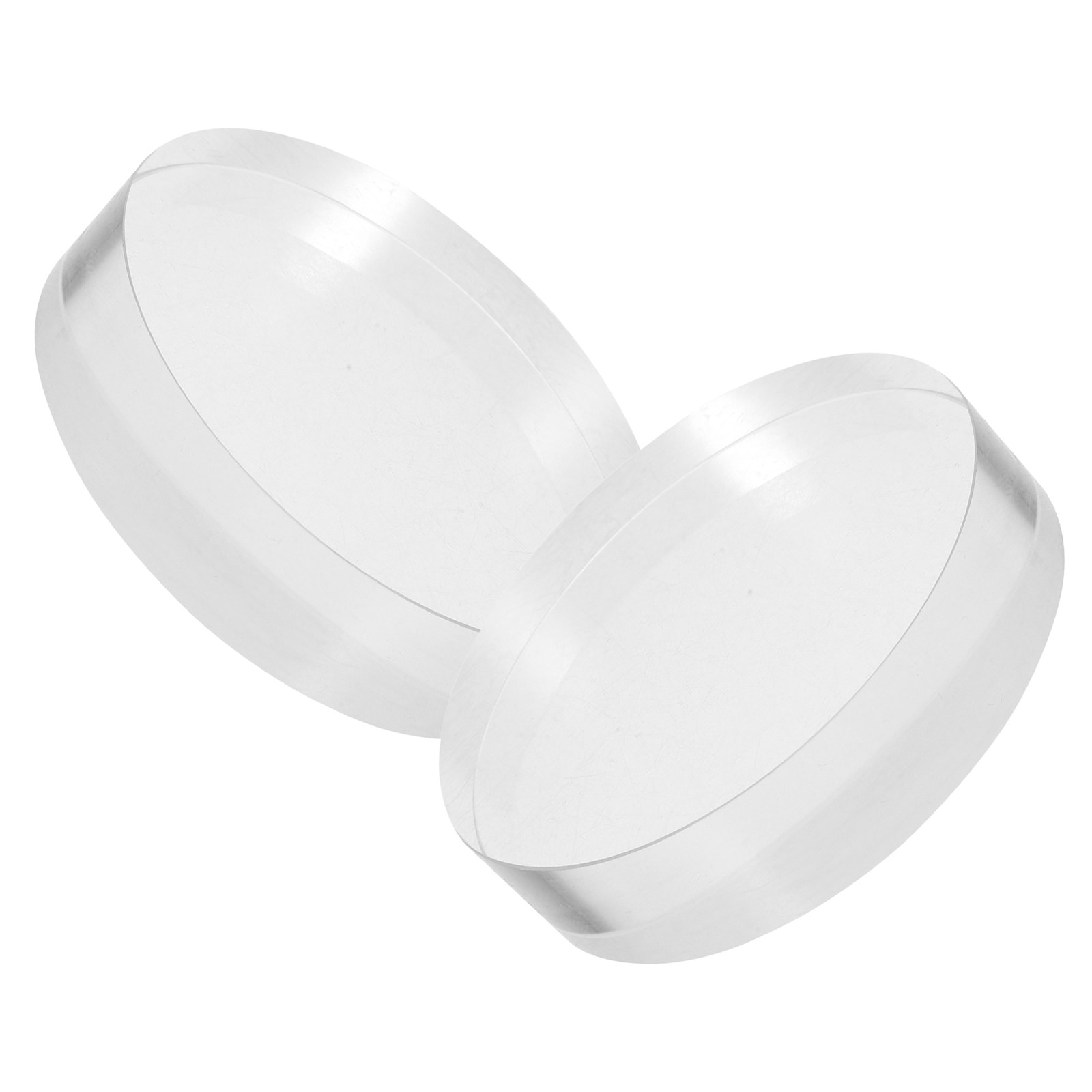 2Pcs Clear Round Crystal Glass - Book Weight Glass incelemesi ve fiyatı