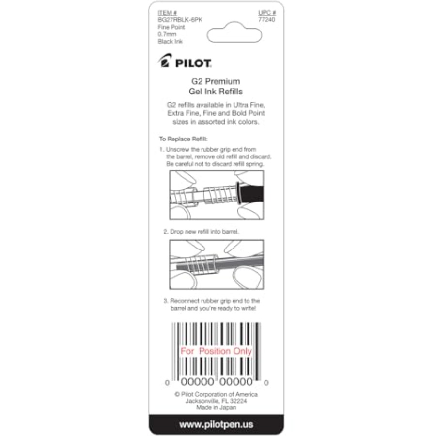 G2 Gel Ink Refills, 0.7 mm,,Pa - Gel Refill Pack incelemesi ve fiyatı