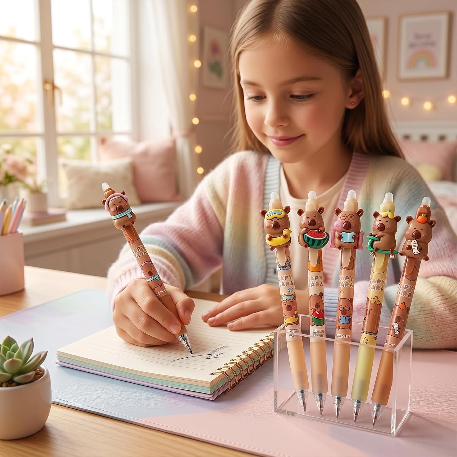 Cute Capybara Erasable Pens, 0 - Correction Pen Fine incelemesi ve fiyatı