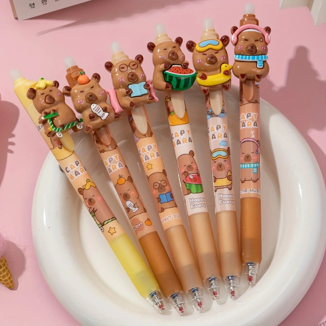 Cute Capybara Erasable Pens, 0 - Correction Pen Fine incelemesi ve fiyatı
