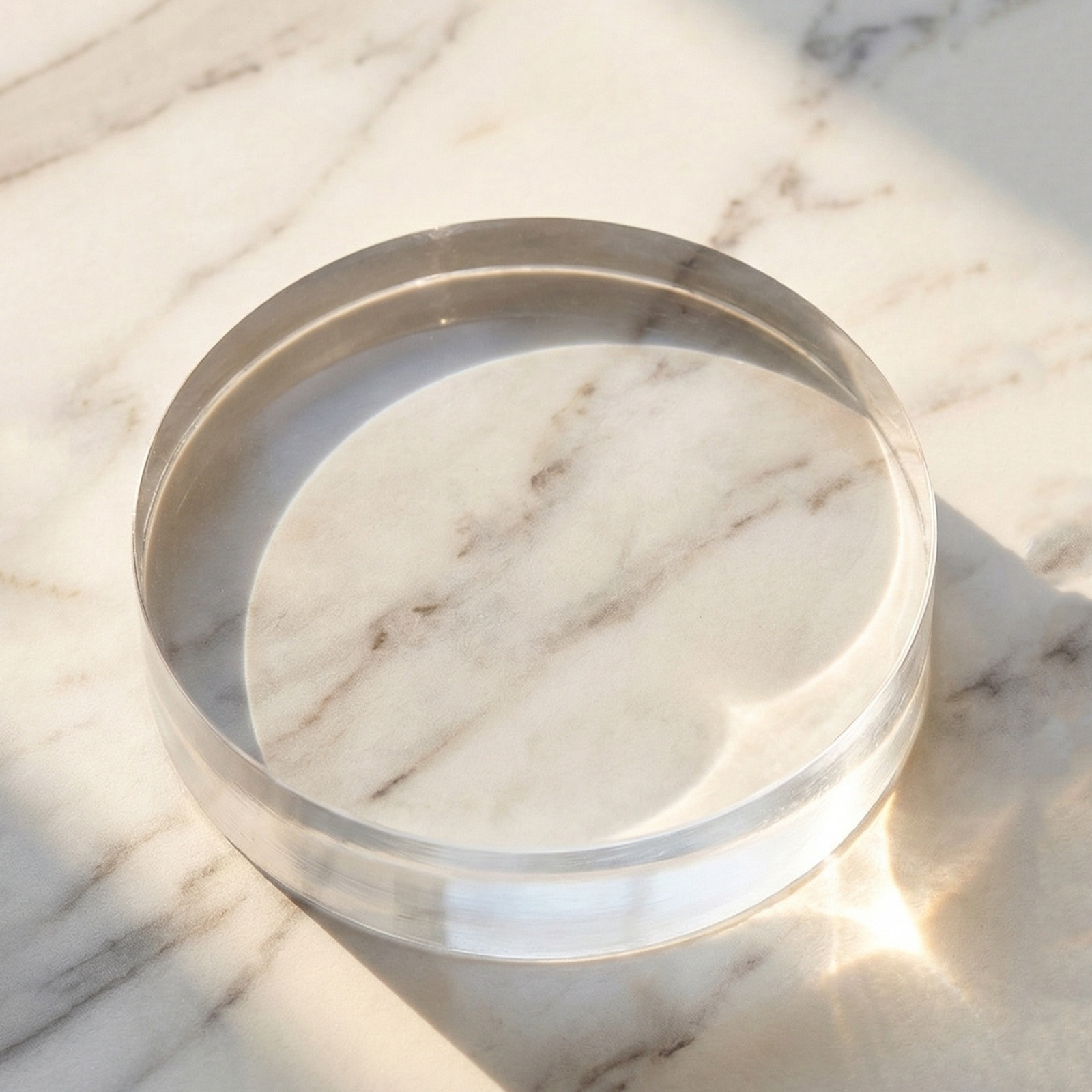 Round Clear Crystal Paperweigh - Book Weight Glass incelemesi ve fiyatı