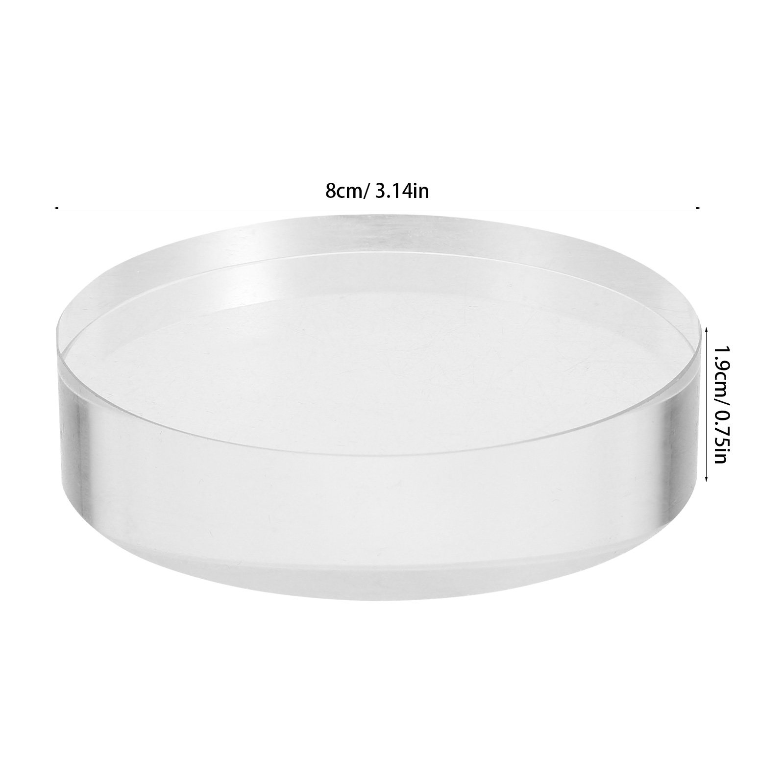 Round Clear Crystal Glass Pape - Paper Weight Crystal incelemesi ve fiyatı