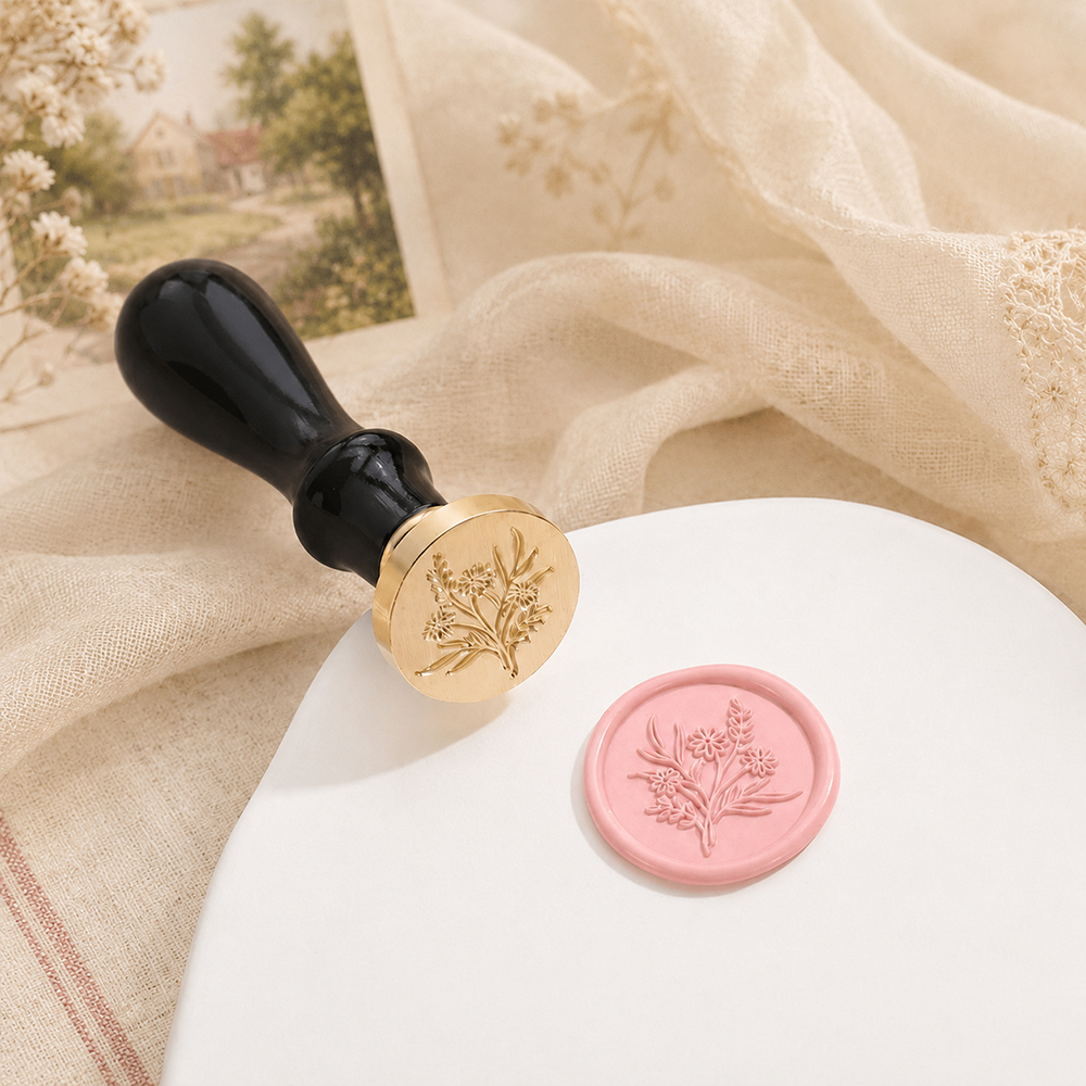 Wax Seal Stamp Set Flower Plan - Wax Seal Stamp Set incelemesi ve fiyatı