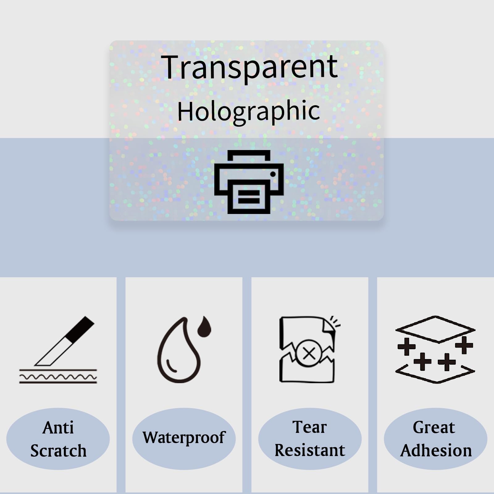 Clear Holographic Dot,Transpar - Ink Blotter Paper incelemesi ve fiyatı