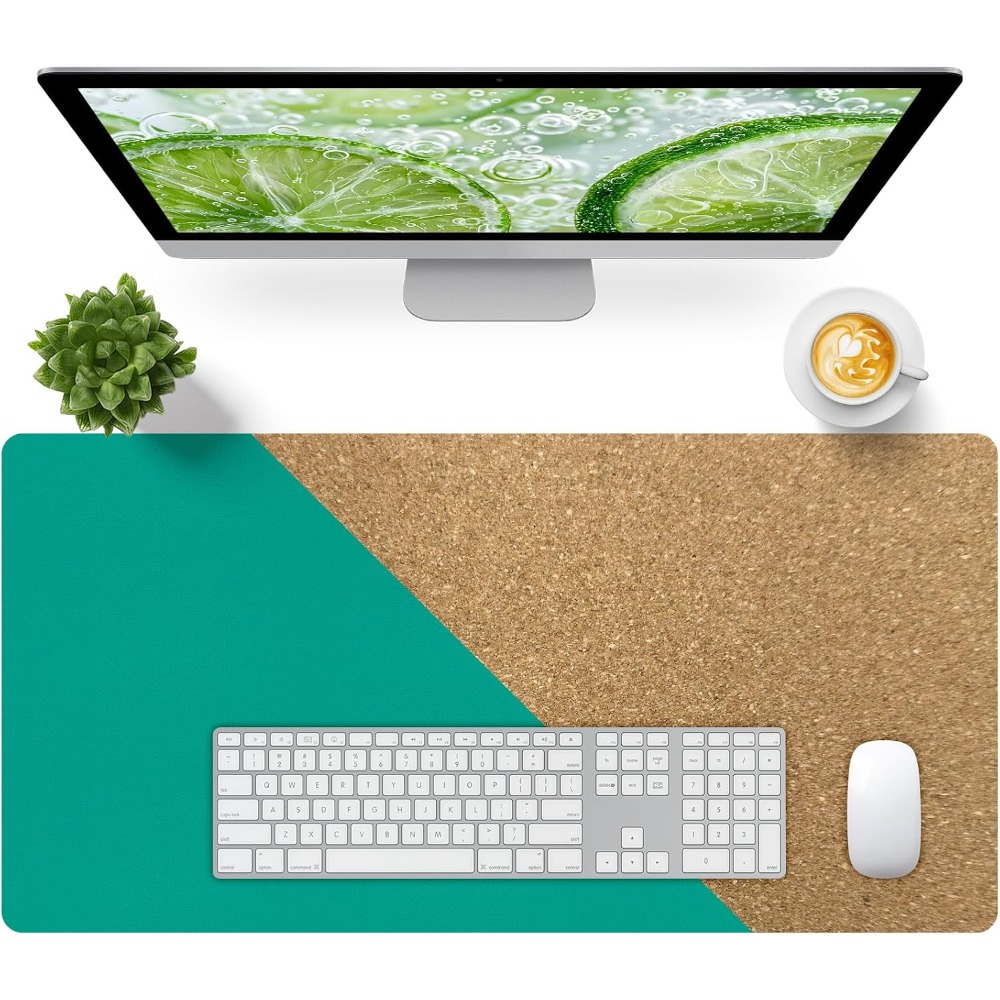 Premium Green Leather Desk Pad - Leather Desk Pad incelemesi ve fiyatı