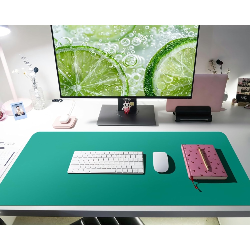 Premium Green Leather Desk Pad - Leather Desk Pad incelemesi ve fiyatı