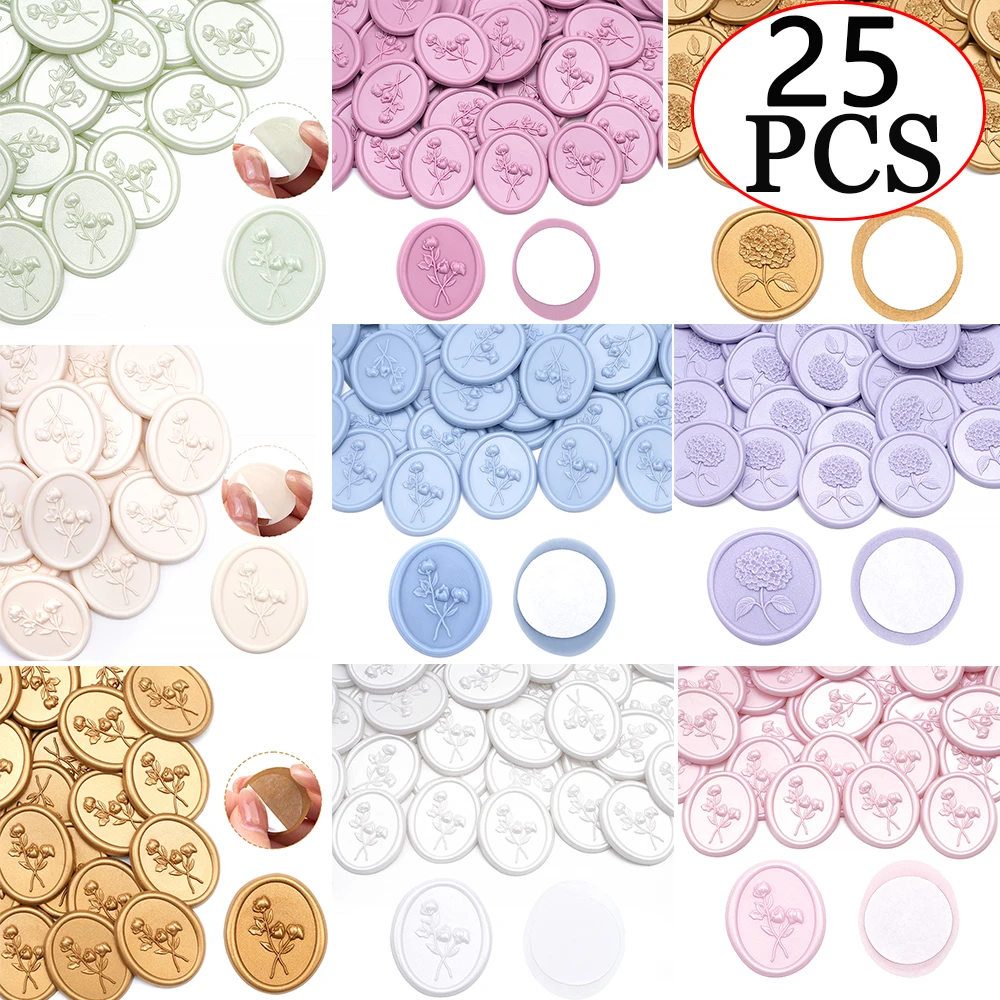 25pcs/set 3D Floral Wax Seal S - Wax Seal Stamp Set incelemesi ve fiyatı