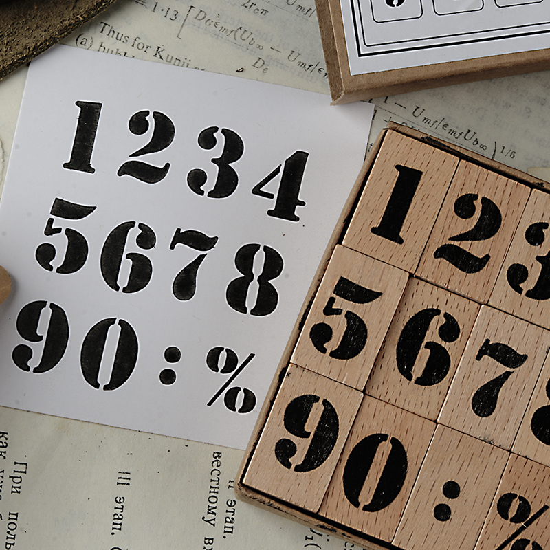 Arabic Numbers Day Month Calen - Rubber Date Stamp incelemesi ve fiyatı